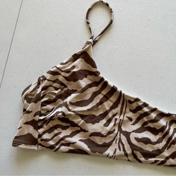 NWT Good American Zebra Bikini Swim Plus Size BBW Curvy Big Bust Top - Picture 6 of 7